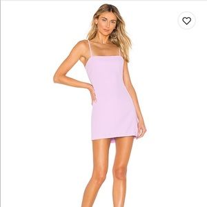 Revolve Superdown Emma Purple Tie Back Dress Small